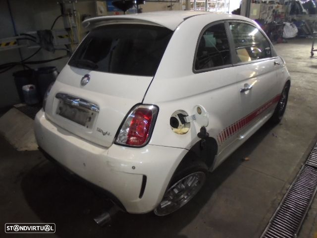 Carro MOT: 169A1000 CXVEL: 55204040  FIAT 500 2 FASE 1 2009 1.3D 75CV 3P BRANCO GASOLEO - 3
