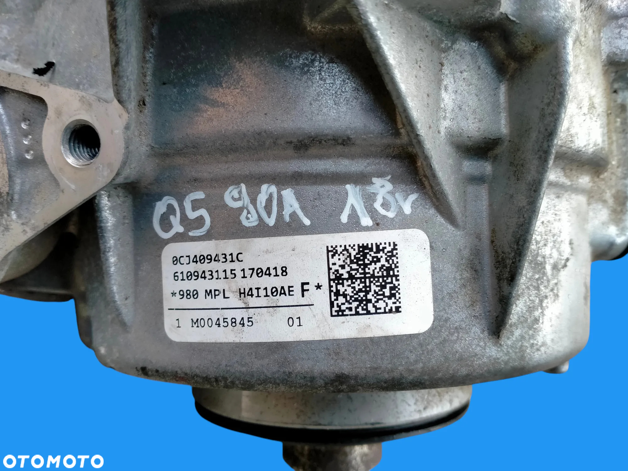 Audi Q5 80A / 0CJ409431C / Reduktor Skrzyni Dyfer Dyferencjał Skrzynia Rozdzielcza Haldex / ORYGINAŁ - 2