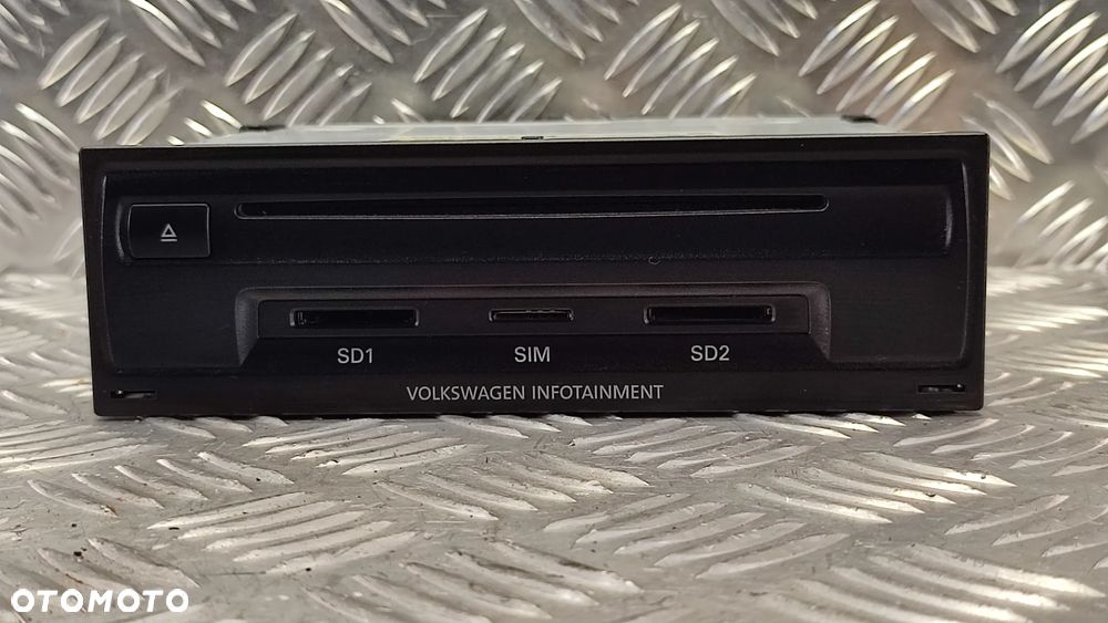 VW TOUAREG 7P 10-18R STEROWNIK NAWIGACJA MMI CZYTNIK SSD 7P6035670G 7P6035670 G - 2