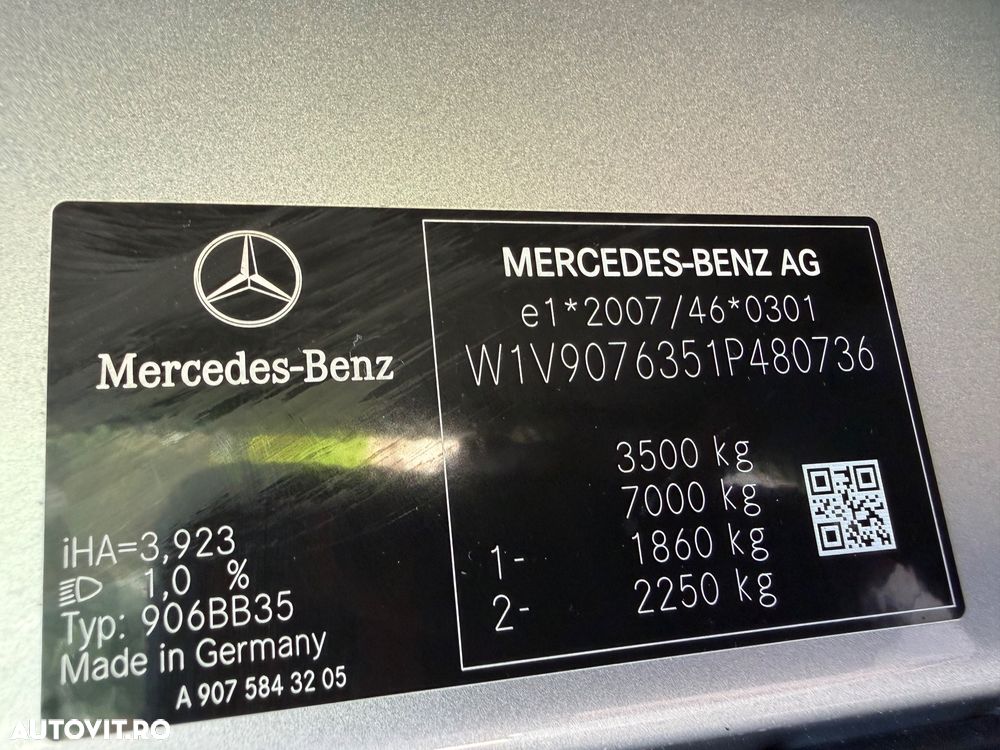Mercedes-Benz Sprinter 317 CDI 170CP L3H2 RWD 9AT+ - 29