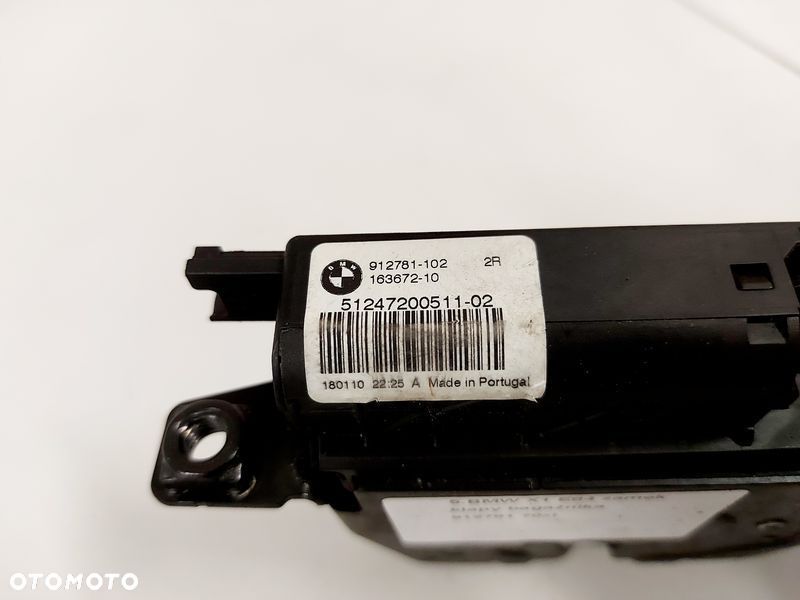 bmw x1 e84 zamek tylnej klapy pokrywy bagażnika tył 912781 - 3