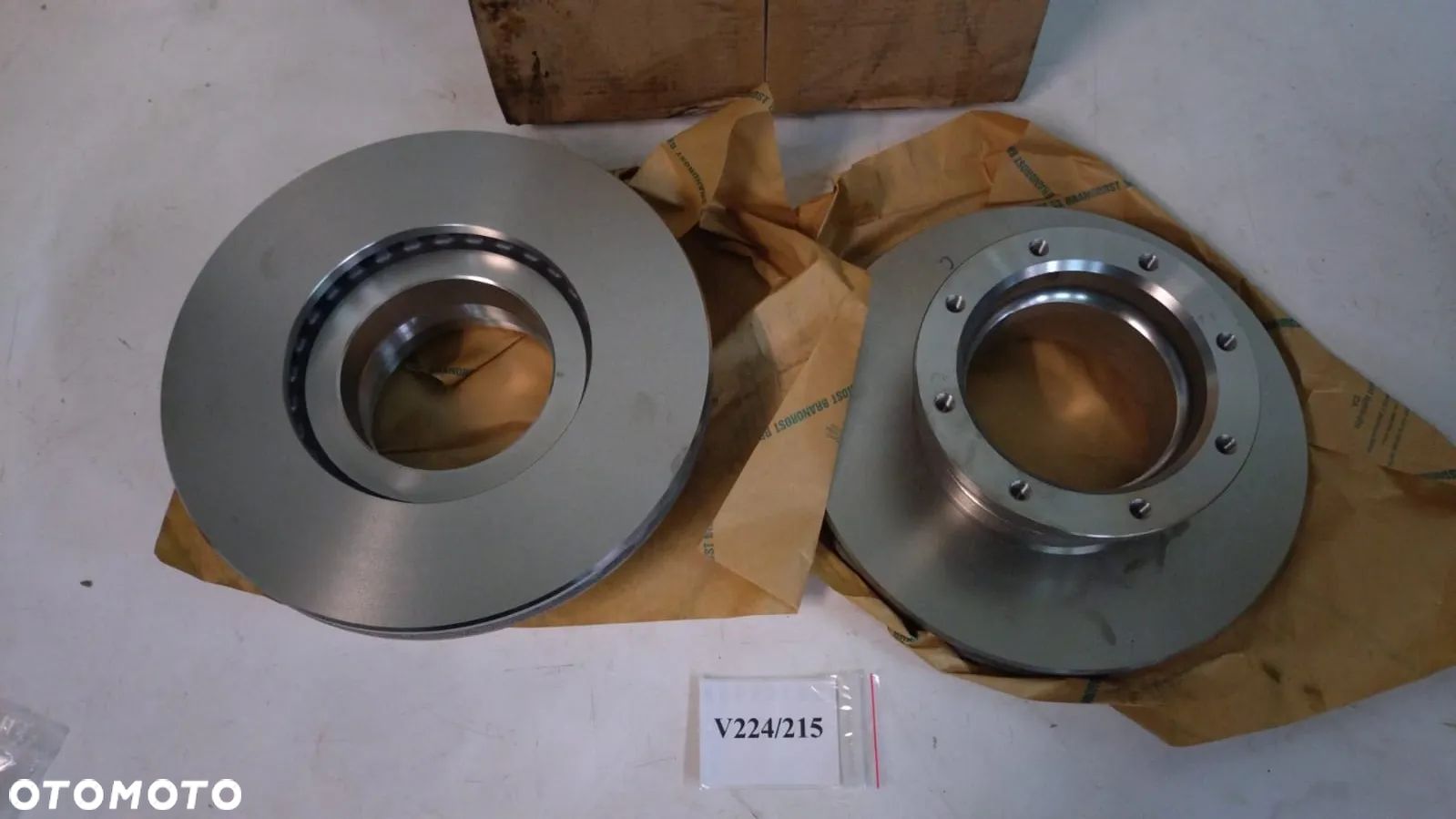 TARCZA HAMULCOWA MERCEDES ATEGO, ATEGO 2, ATEGO 3 A9704231212 V224/215 - 1