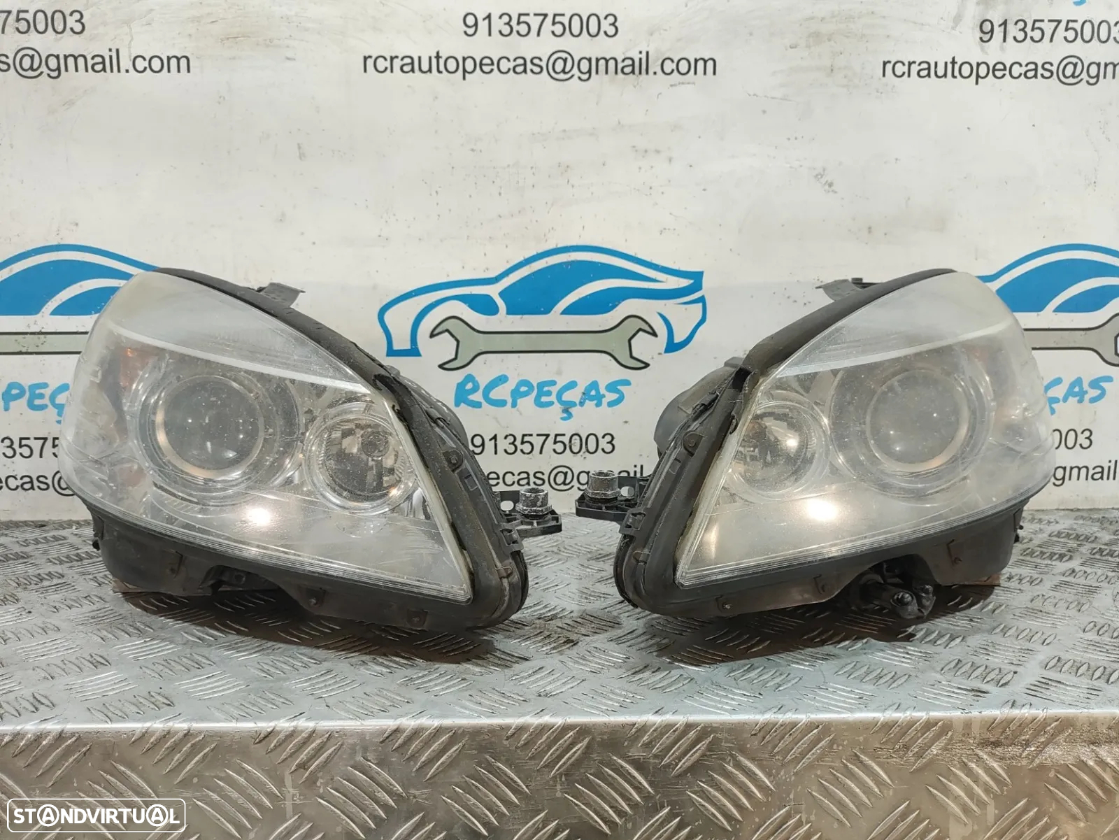 Conjunto Oticas / Farois Xenon Mercedes W204 Class C - A2048203285 | 130732915602 - Esquerda | Direita | Original | Originais - 8