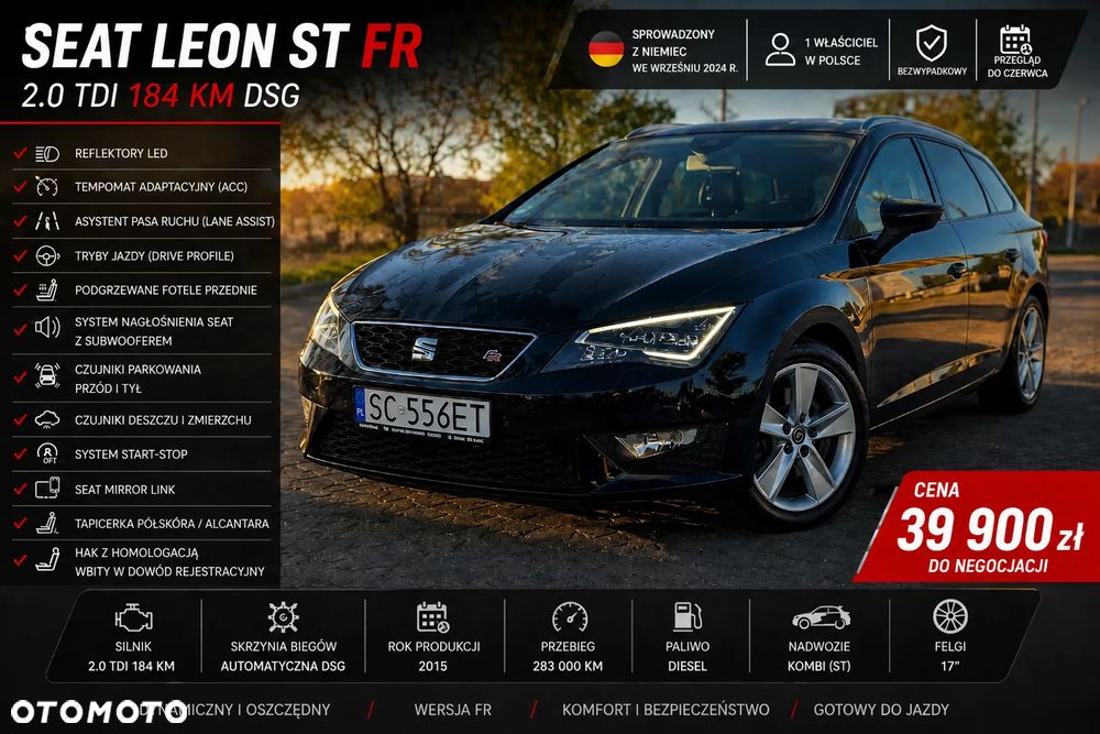 Seat Leon 2.0 TDI DPF Start&Stop DSG FR - 1