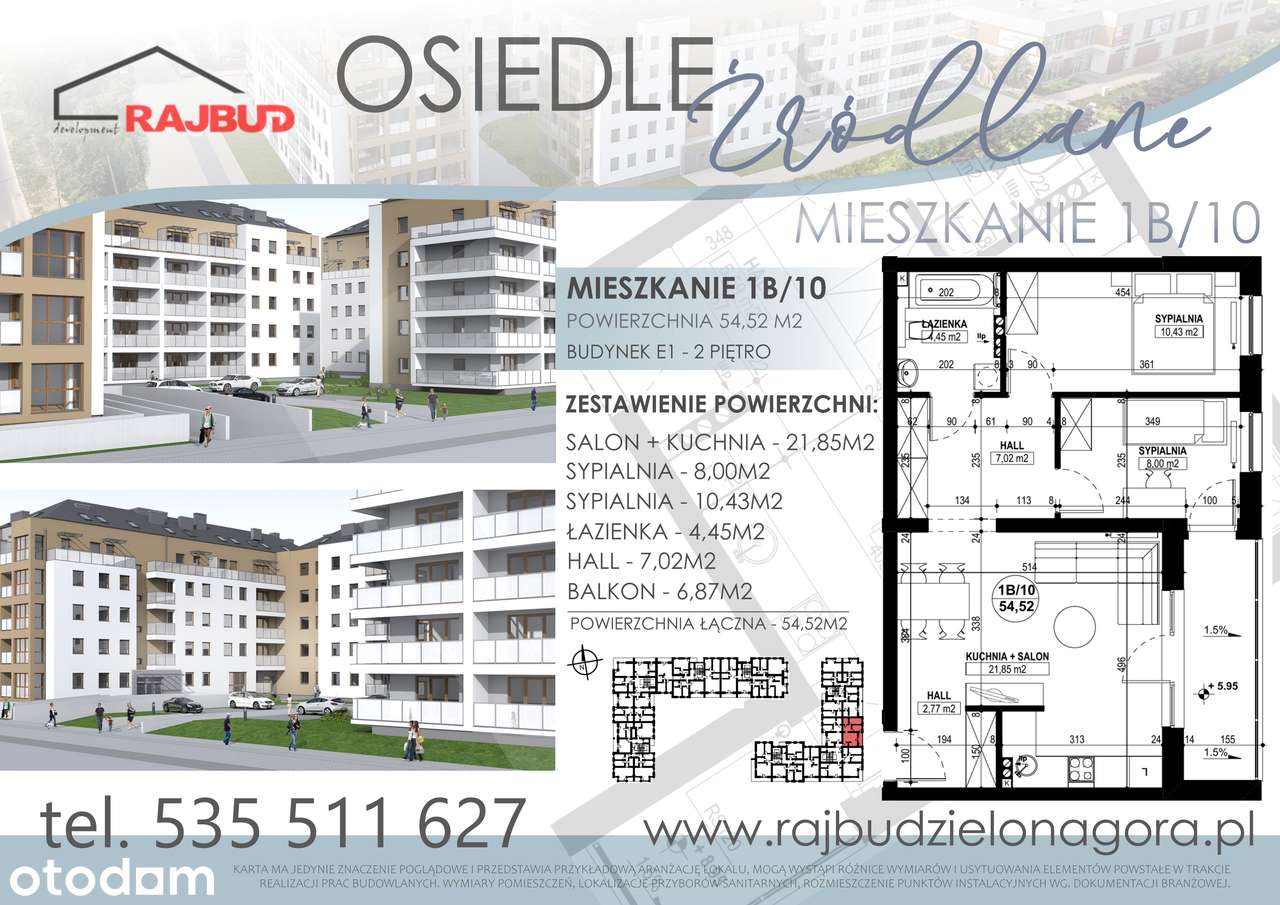 Nowe mieszkanie 3-pokojowe z balkonem - stanowisko postojowe w cenie!