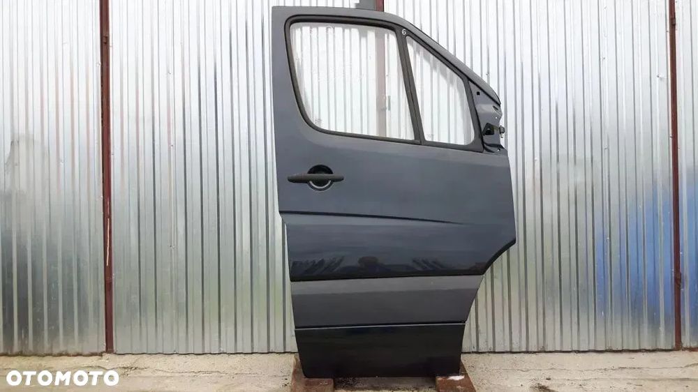 VW Crafter 2006- Mercedes Sprinter 906 Kompletne drzwi przód prawy NOWE srebrne czarne  białe Szyba Zamek Linki Listwa Podnośnik - 3