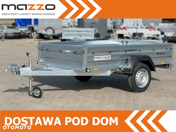 Zaslaw Dostawa Przyczepka na resorze DMC750kg 230x132x35cm SOLIDNA I MOCNA! resorówka