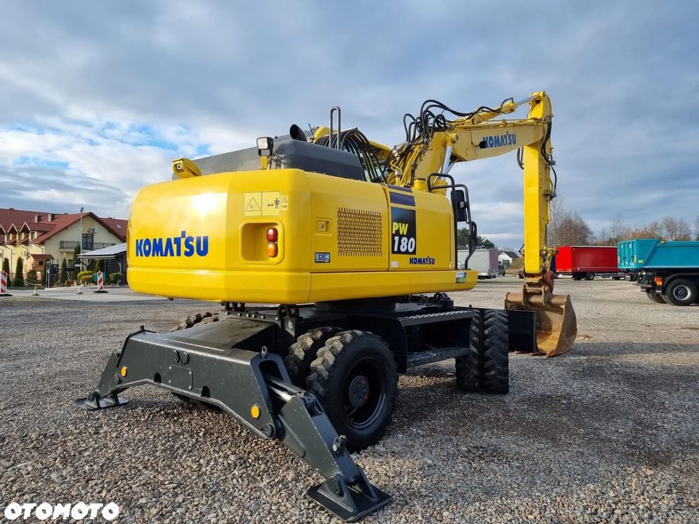 Komatsu PW180 Koparka 19t Kołowa‼️Super Stan Zadbana Stan bardzo dobry. Centralne smarowanie, Klima 2x Osprzęt - 6