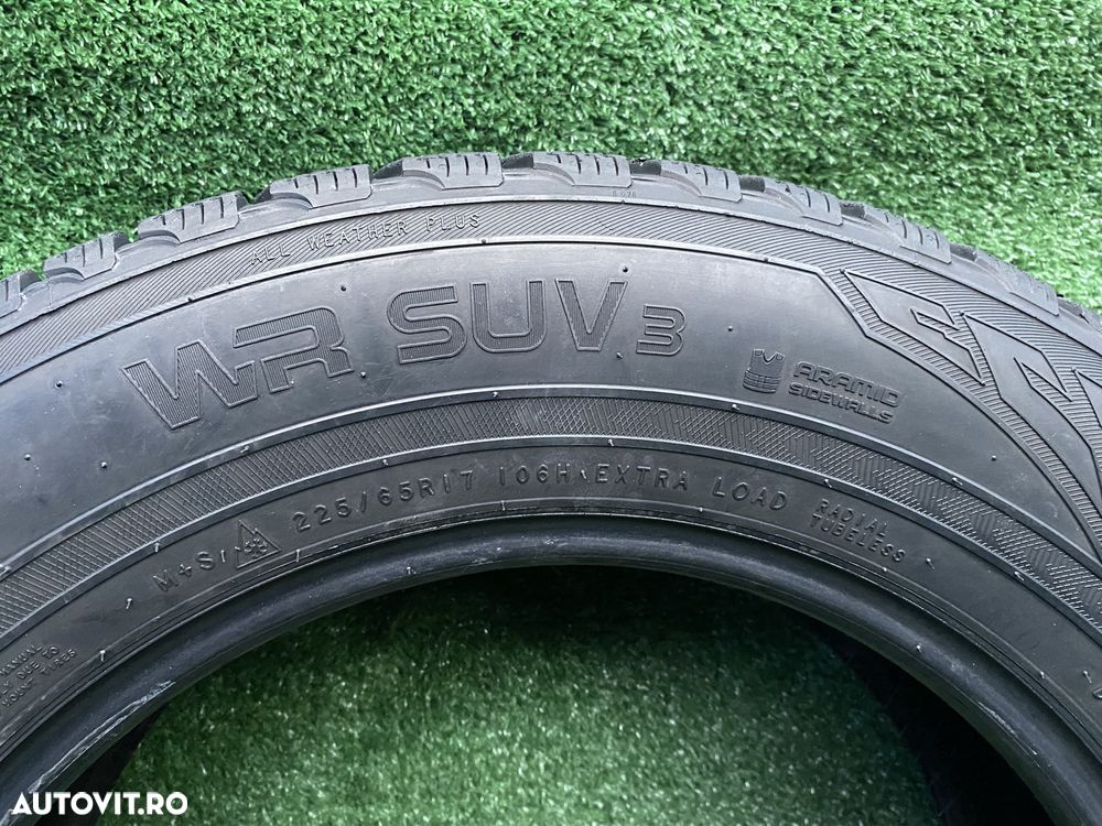 Set 4 anvelope iarna Nokian WR SUV3 225 65 17 106HXL Dot 3518 5,2mm - 6