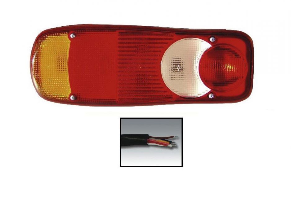 LAMPA TYLNA ZESPOLONA SKRZYNIOWIEC 24V KOMPLET - 2