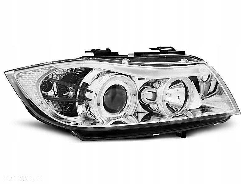 Lampy Reflektory Bmw E90 2005-2008 Ring Chrom Nowe - 1