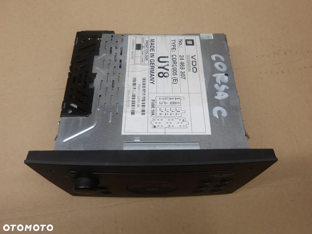 OPEL CORSA C 3D 1.0B RADIO 24469307 - 2