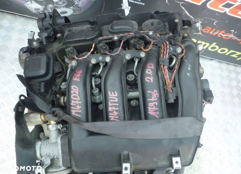 SILNIK KOMPLETNY BMW E46 2.0D M47D20 M47TUE 179 TYS - 2