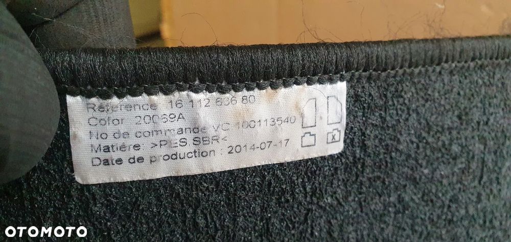 Dywaniki wycieraczki wykładziny Citroen C3 II - 10