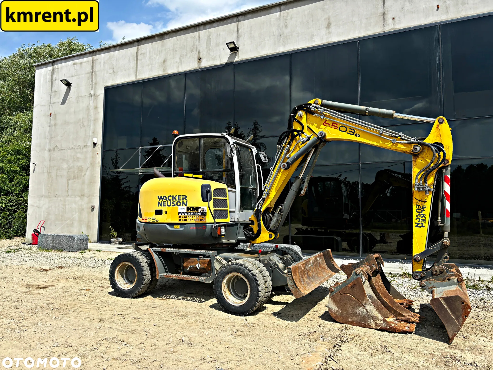 Wacker Neuson 6503 -2 KOPARKA KOŁOWA 2015R. | EW 65 KOMATSU PW 98 LIEBHERR A 309 VOLVO EW60 - 3