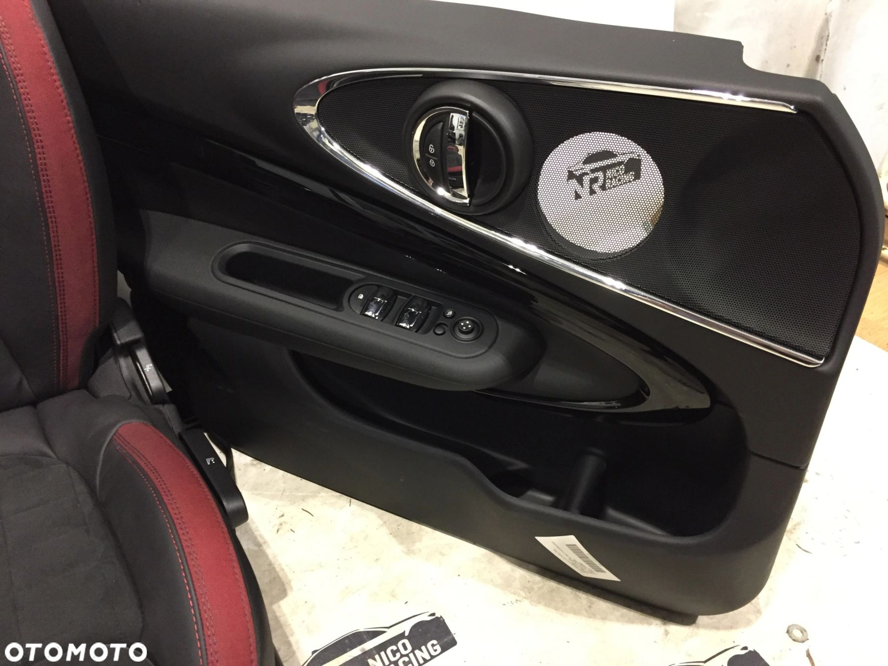FOTELE SIEDZENIA MINI F54 JCW ALCANTARA GRZANE - 2