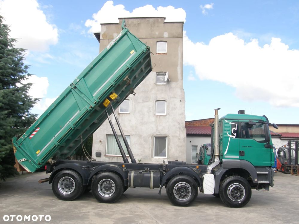 MAN TGS 35.440 8x4 2013rok manual wywrotka Meiller-Kipper z Niemiec - 4