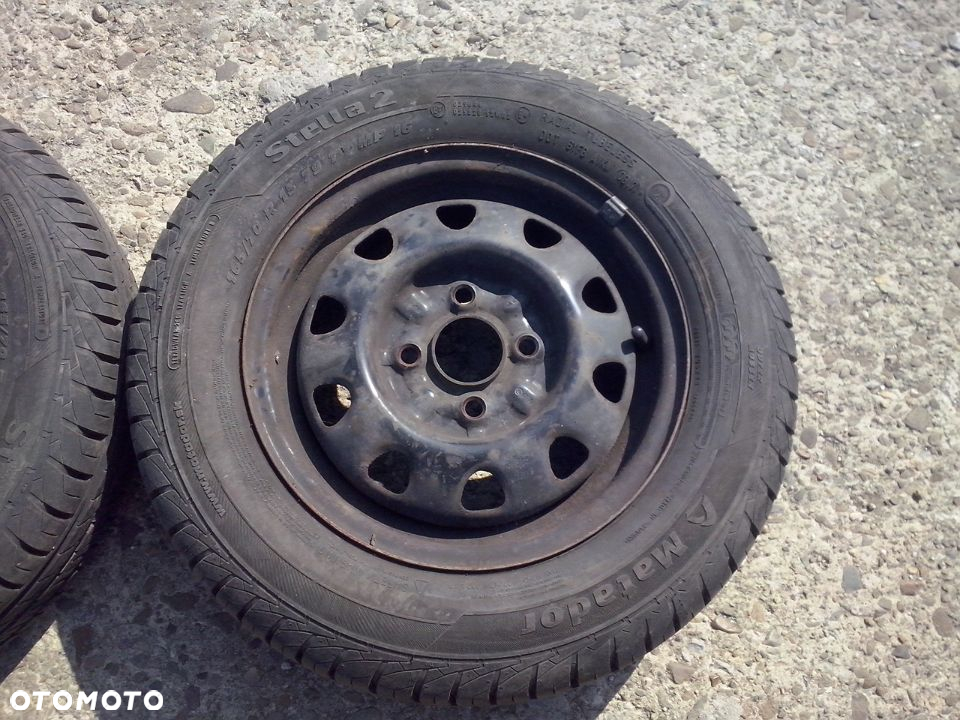 13” - FELGI Stalowe - Chevrolet SPARK - 4x100 r13 cali - KOŁA Stalowe + opony 155/80 - KOŁO ZAPASOWE - 8