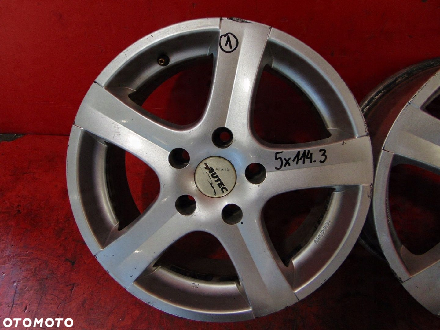 RENAULT MAZDA TOYOTA NISSAN FELGI ALUMINIOWE 16 AUTEC 5x114.3 7J ET38 - 2