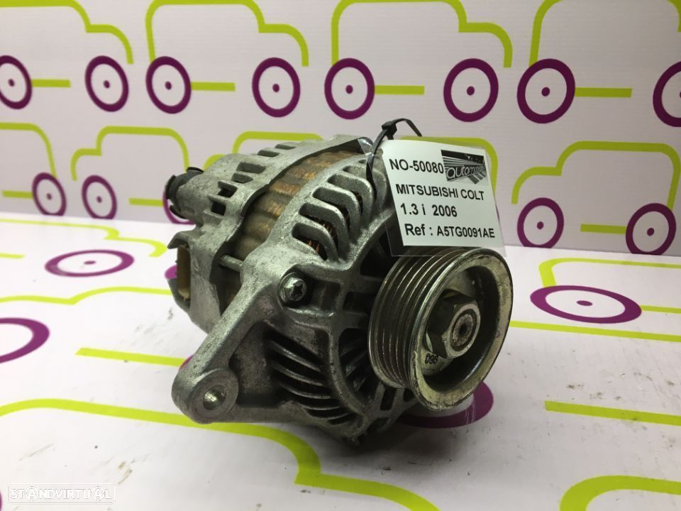Alternador Mitsubishi Colt 1.3 95Cv de 2006 - Ref : A5TG0091AE - NO50080 - 1