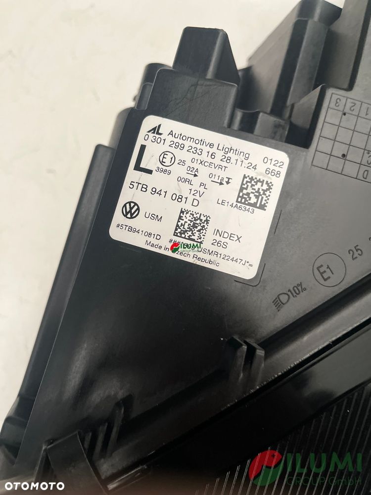 Reflektor VW Touran Full Led 5tb941081d Lewy - 5