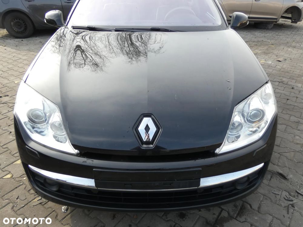 RENAULT LAGUNA III LIFTBACK*SAMOCHÓD NA CZĘŚCI*NV676 ( BLACK PEARL )/KOMPLETNY PRZÓD, MASKA, LAMPA, DRZWI, LUSTERKO, ZDERZAK, GRILL, BŁOTNIK, KLAPA, BELKA, FOTELE, KANAPA, ĆWIARTKA KIEROWNICA, ZAWIESZENIE, LICZNIK, ZEGARY, - 2
