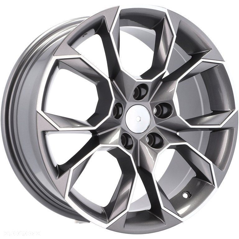 4x Felgi 18 m.in. do SKODA Enyaq Karoq Kodiaq Octavia Scout Superb Yeti VW Golf GTI - SK516 (BK5278) - 9