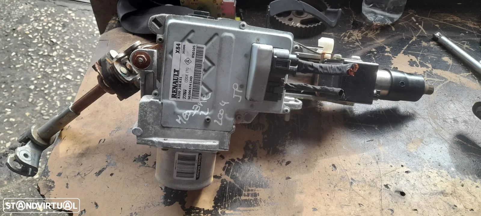 Coluna de direcção elétrica renault megane 2 de 2004 - 1