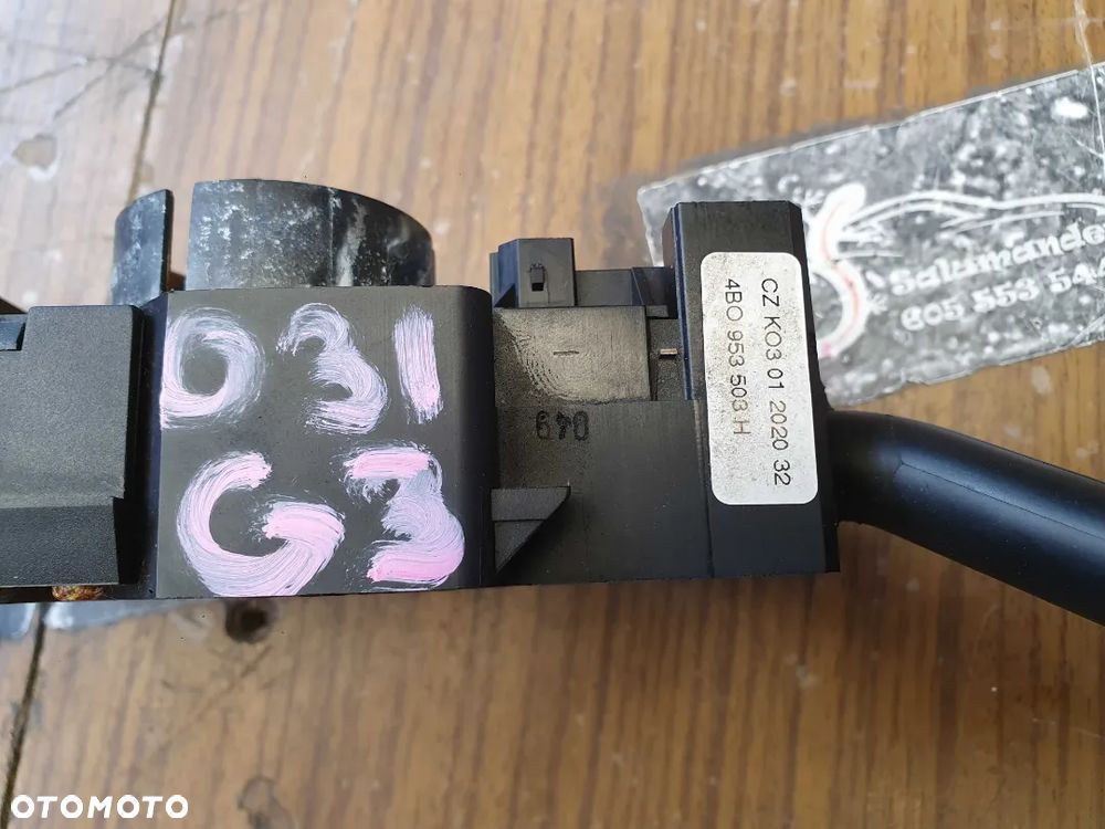 Przełacznik Pajak Manetka Kierunkowskaz Wycieraczki VW Golf IV 4 Passat B5 Skoda Seat Audi - 8