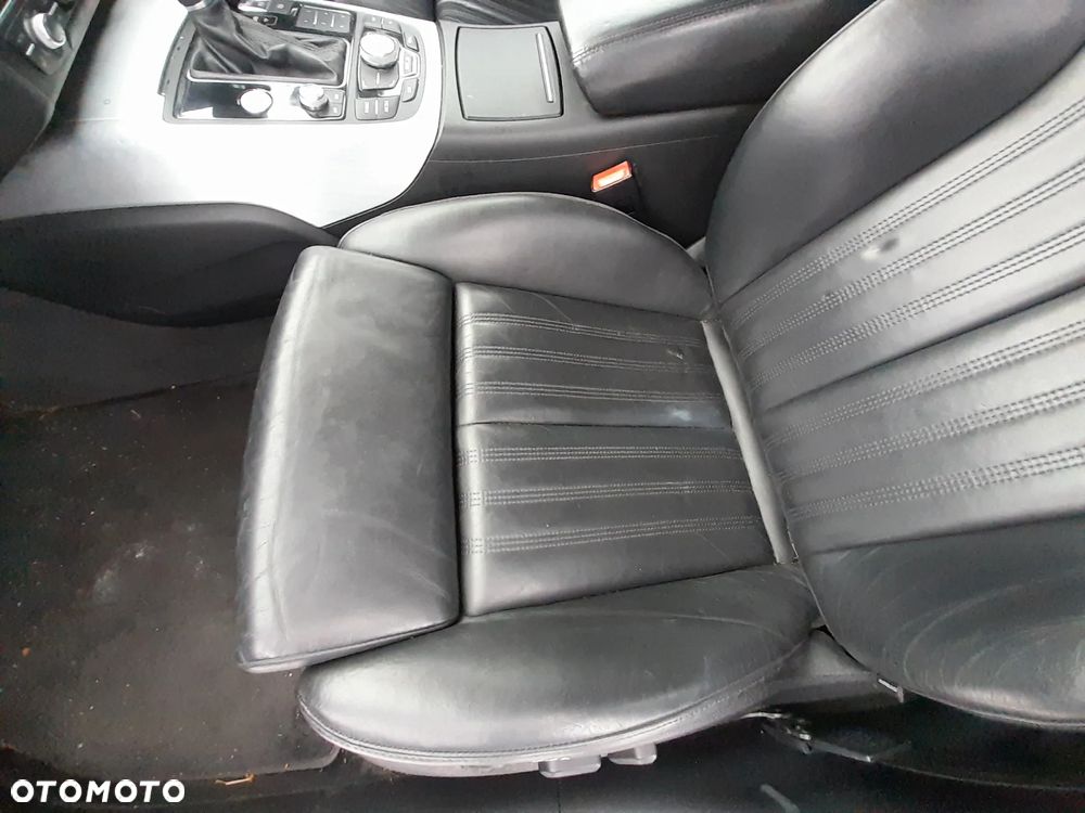 AUDI A7 C7 FOTELE KANAPA KOMPLET SKÓRY ELEKTRYCZNE GRZANE S-LINE - 3