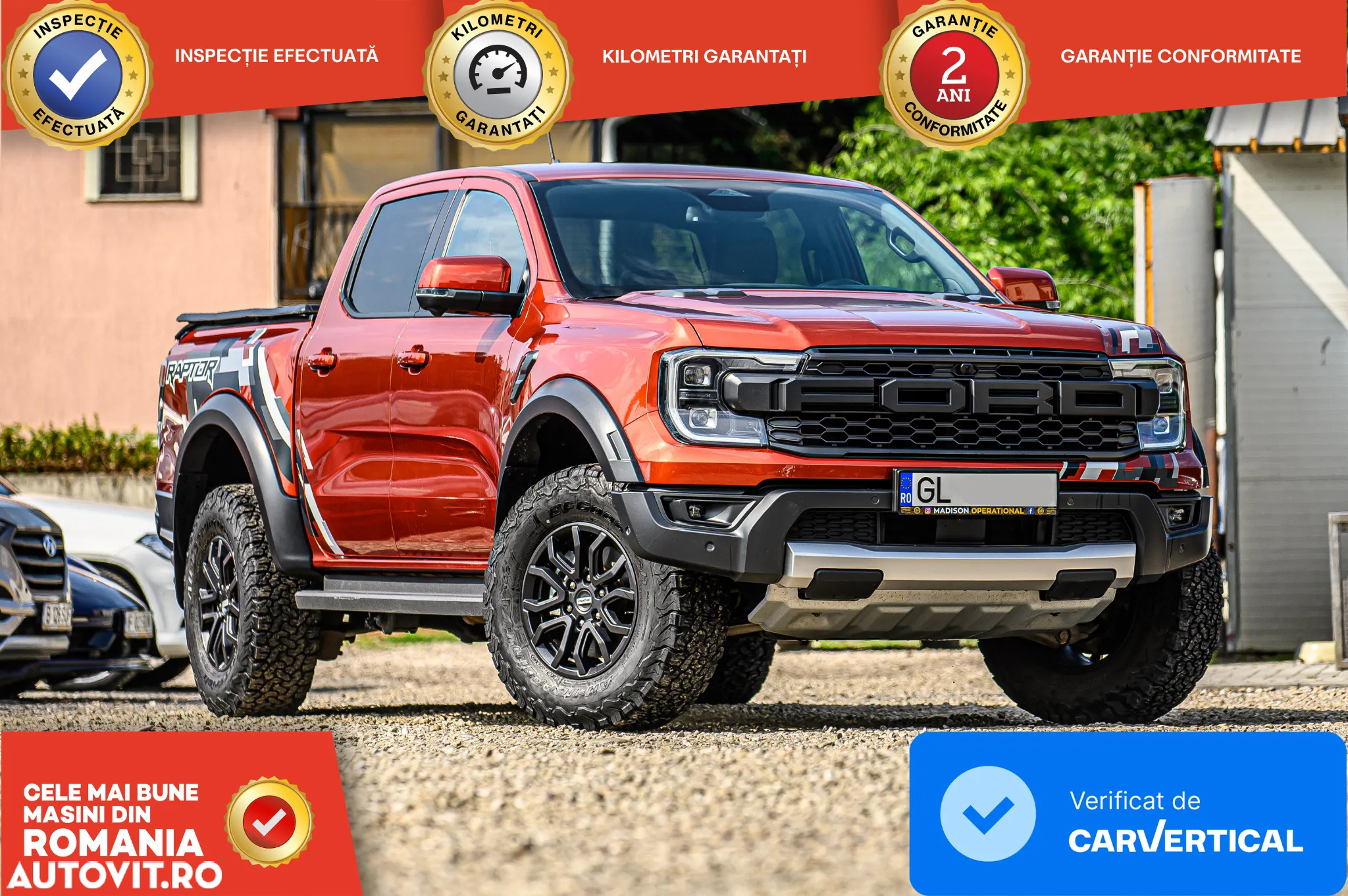 Ford Ranger Pick-Up 3.0 EcoBoost 288 CP 4x4 Cabina Dubla Raptor Aut. - 2