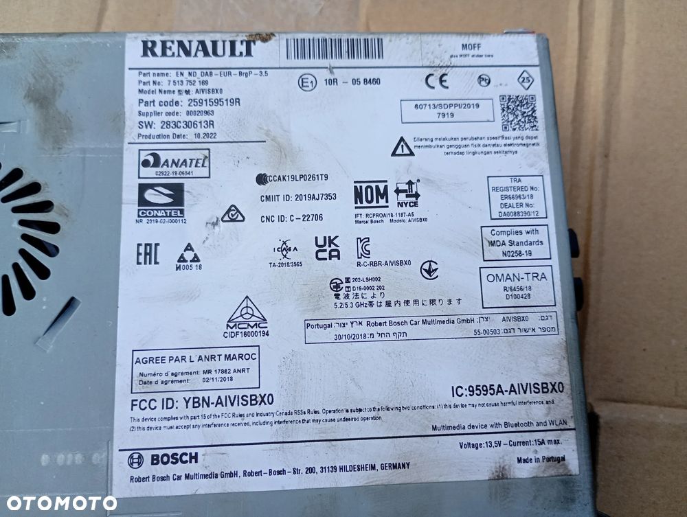 Renault Arkana, RS-Line RADIO NAWIGACJA 283C30613R - 3