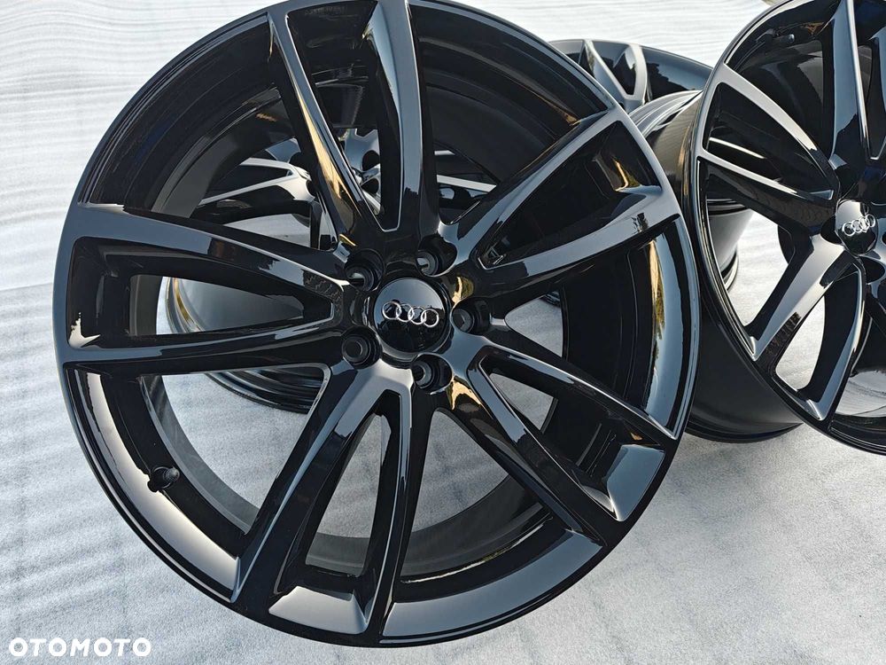 Oryginalne Felgi Aluminiowe 20 Cali AUDI A5 A6 A8 5x112  9J ET37 Czarne  Czarny Połysk