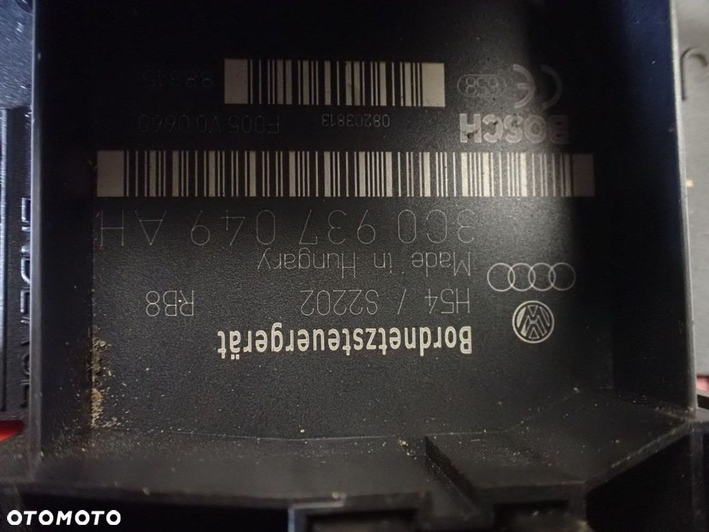 MODUŁ BORDNETZ VOLKSWAGEN CADDY 2.0 III 3C0937049AH - 7