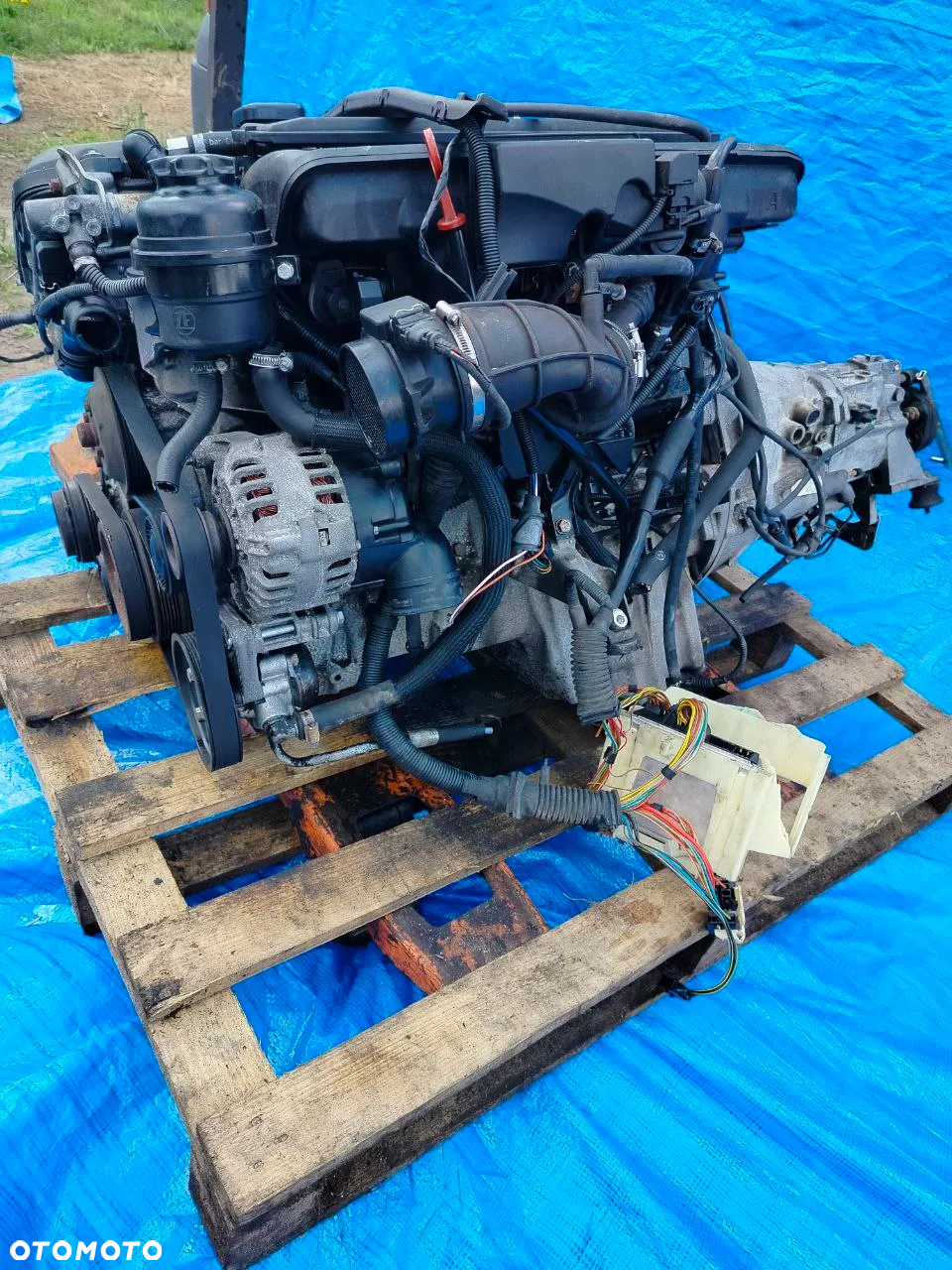 SWAP KOMPLETNY SILNIK SKRZYNIA WIĄZKA KOMPLET BMW E46 320i 2.2 i 170KM M54B22 - 4
