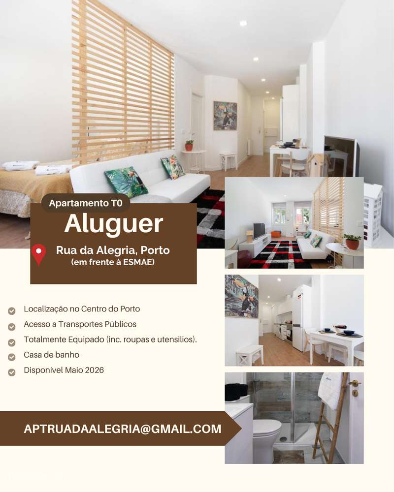 Apartamento T0na  Rua da Alegria, Porto - Grande imagem: 2/7