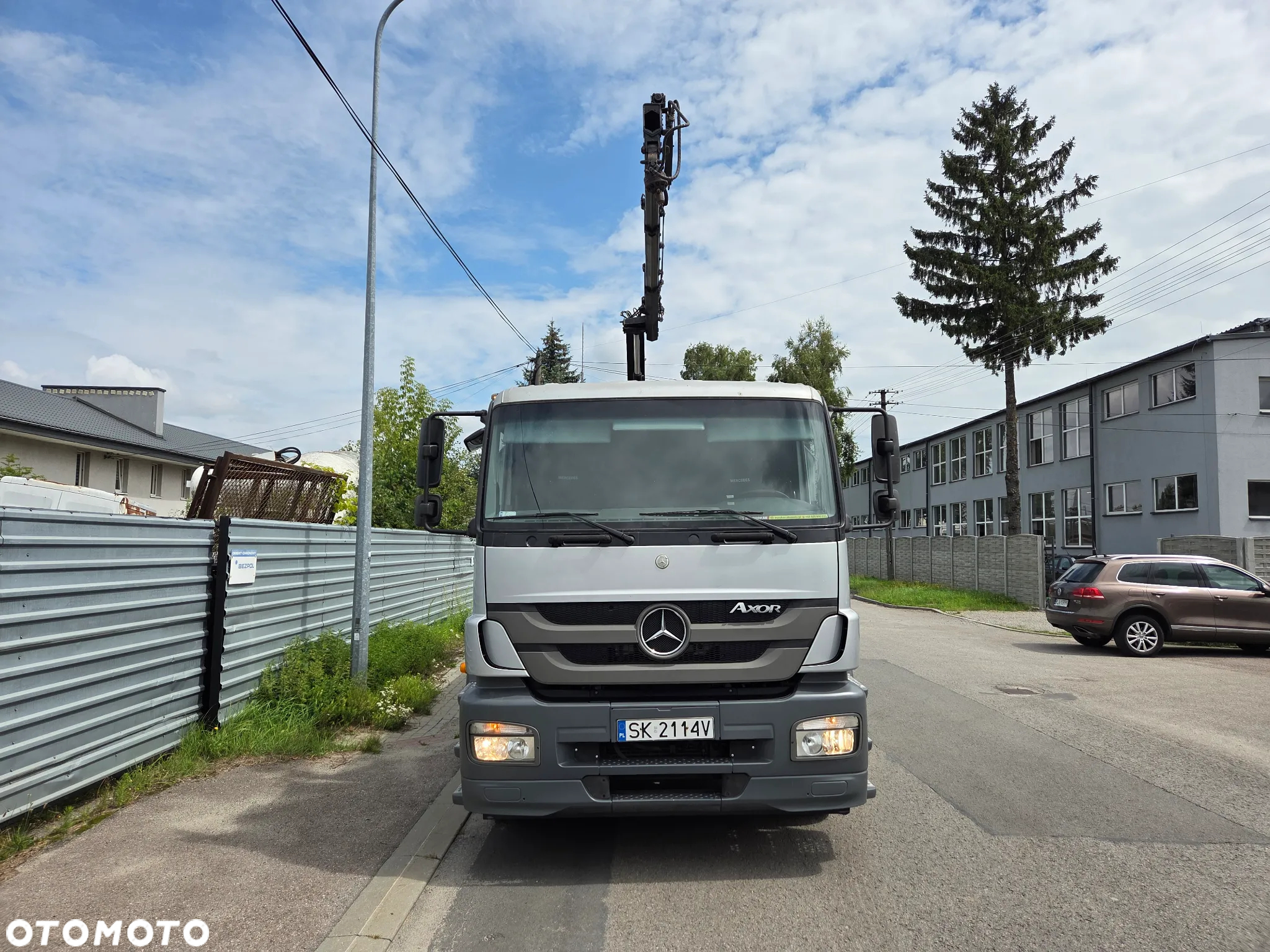 Mercedes-Benz AXOR 1826L KLIMA HDS HIAB ROTATOR tył PODUSZKI Euro 4 - 7