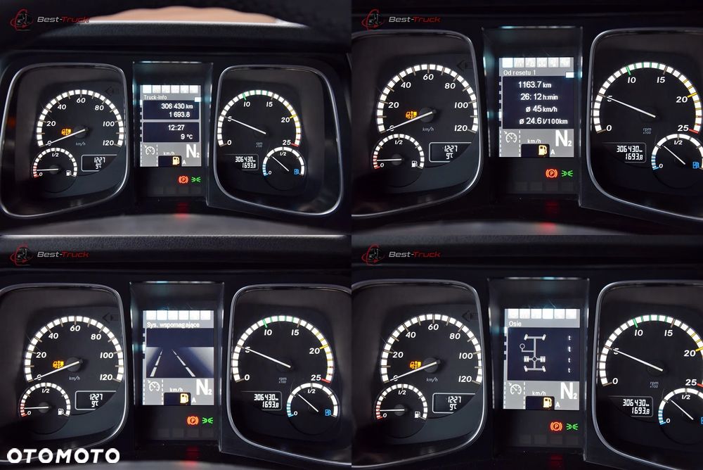 Mercedes-Benz ACTROS 2545 / 6X2 / SKRZYNIOWY 6,5 M / HDS MKG HLK 221 a2V  / STEROWANIE RADIOWE  PILOT / CAŁY NA PODUSZKACH  / OŚ SKRĘTNA / ROTATOR / CHWYTAK / - 39