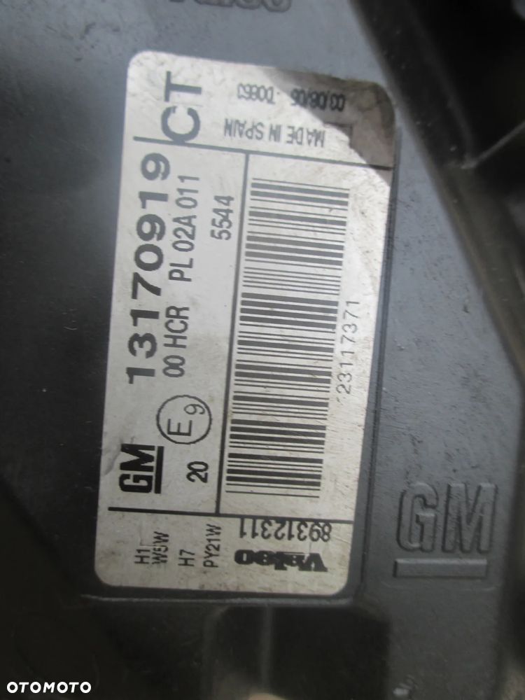 Lampa przód Vectra C Valeo Europa - 8