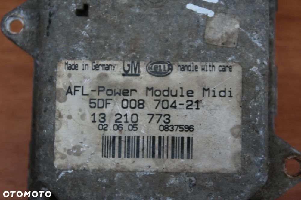 PRZETWORNICA AFL MODUŁ STEROWNIK SKRĘTU BI XENON OPEL ASTRA H 13210773 - 2