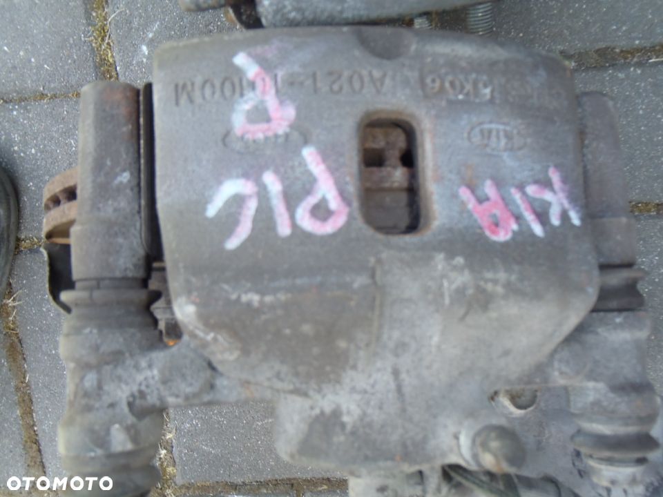 tarcza tarcze przewód hamulca hamulcowe klocki osłona blacha tarcza kotwiczna piasty kia picanto I - 9