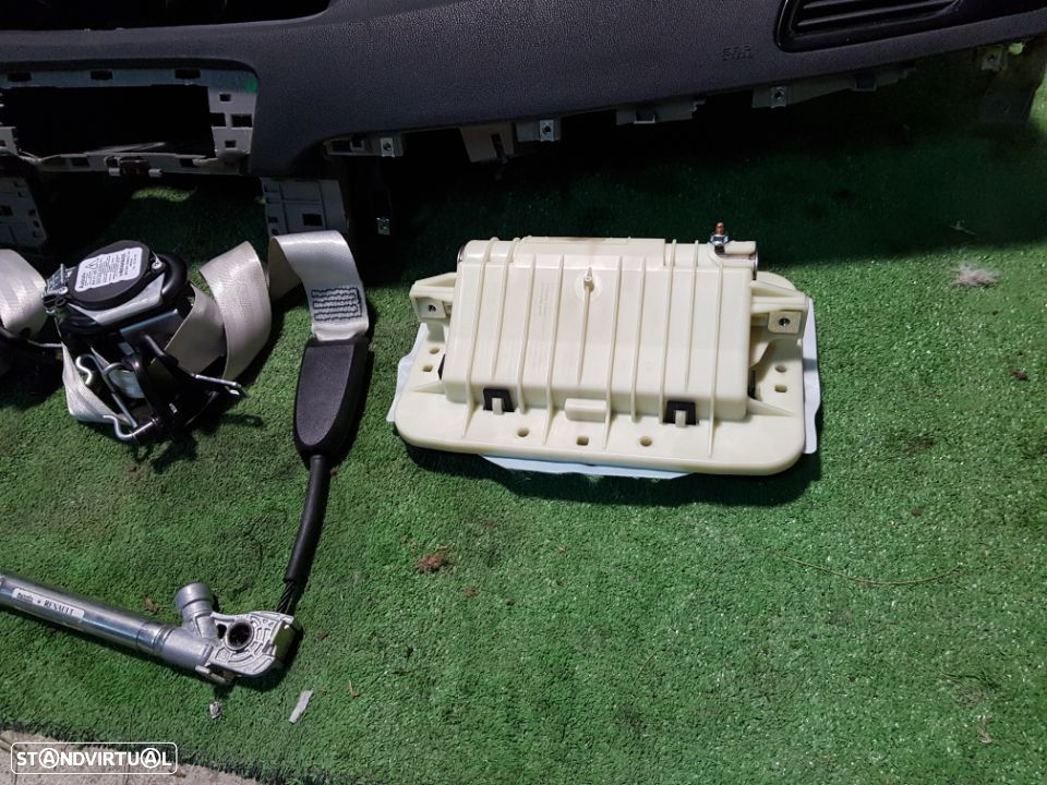 Conjunto Kit Completo Airbag Tablier cintos Renault Scenic III modelo 3 - 3