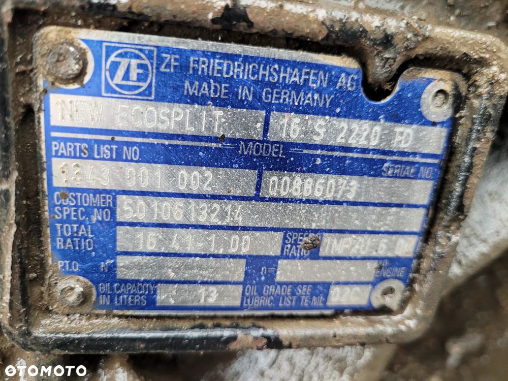 Skrzynia biegów ZF 16S 2220 TD / DAF XF 105 - 6
