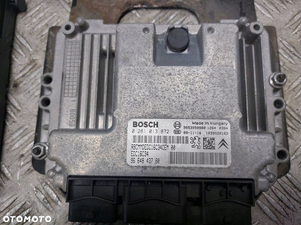 ZESTAW STARTOWY PEUGEOT 308 1.6 HDI 9664843780 9666700480 966405918002 - 2