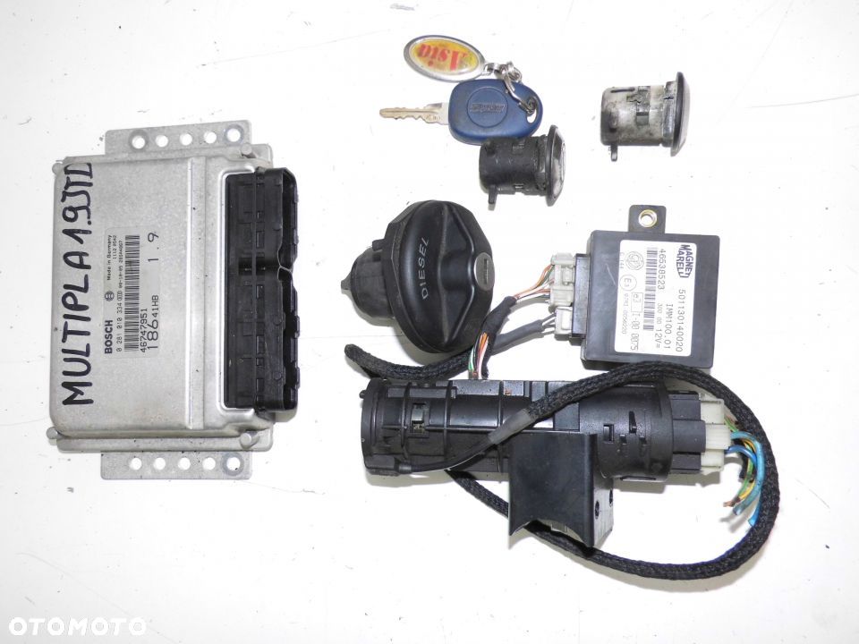 Fiat Multipla 1,9 JTD sterownik 0281010334 - 1
