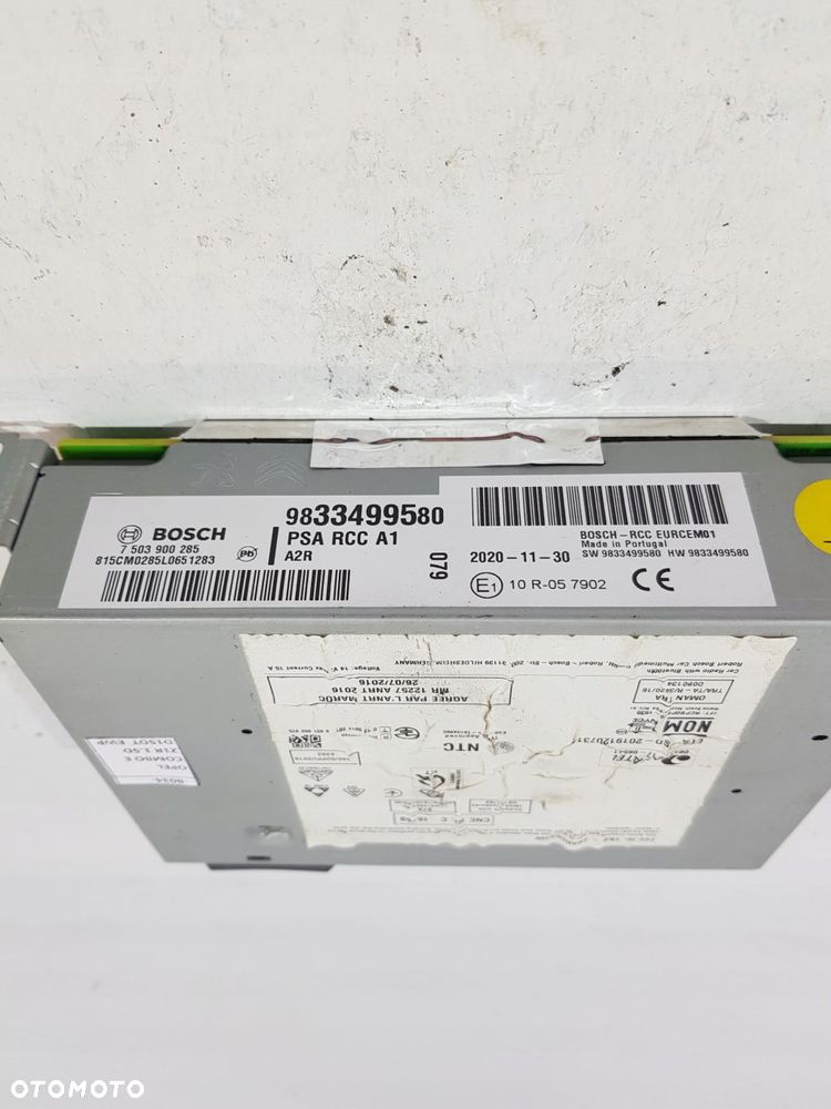 radio nawigacja moduł 9833499580 opel combo e berlingo iv 21r eu - 10