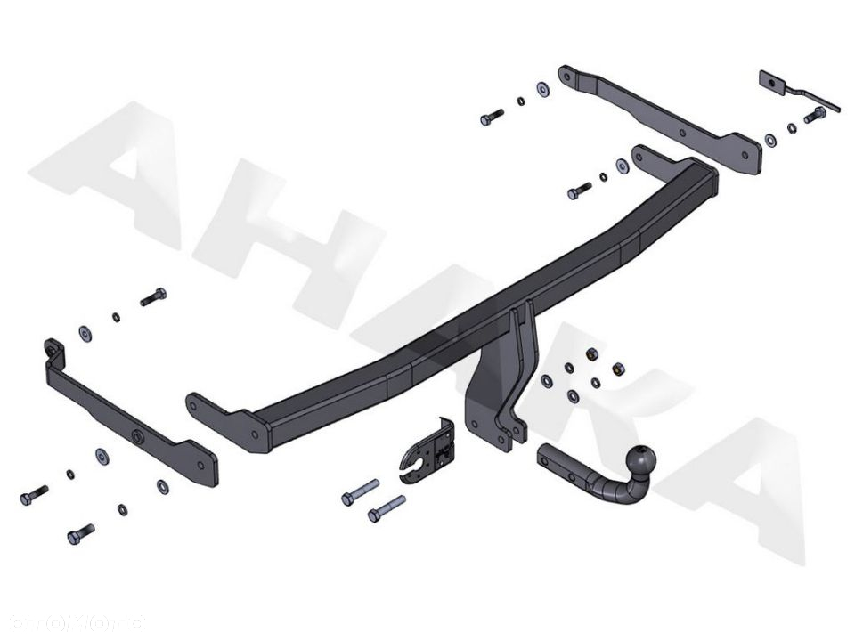 Hak Holowniczy Odkręcany Do Renault Megane Ii Hatchback 2002-2005 - 3