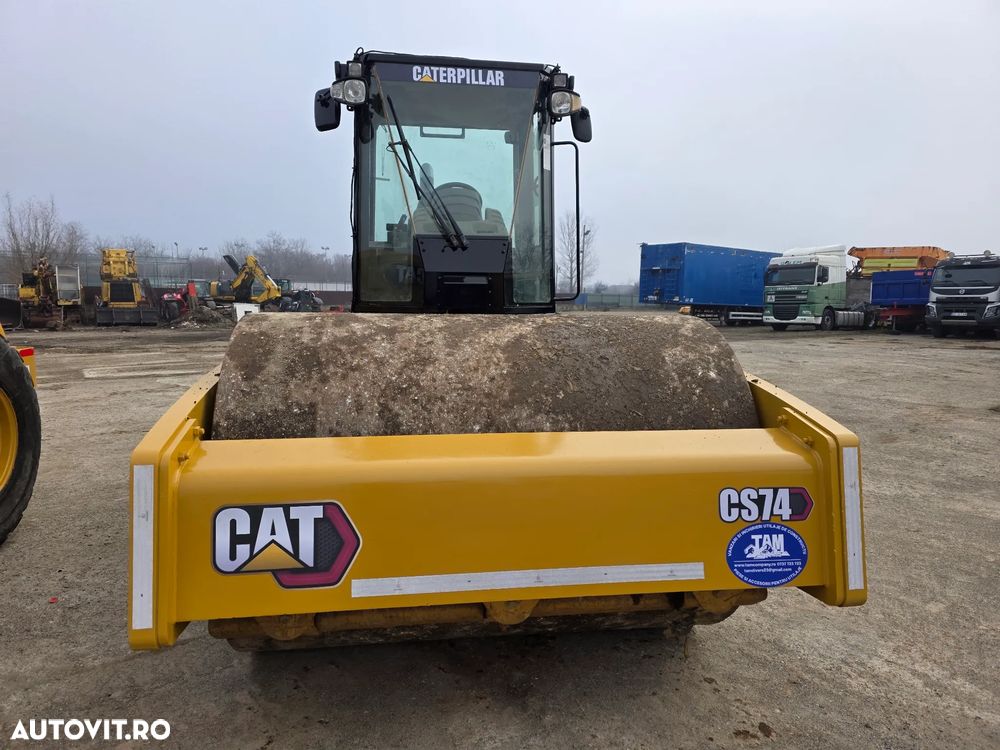 Caterpillar Cat CS74 cilindru compactor terasament hamm bomag ammann vibromax - 7