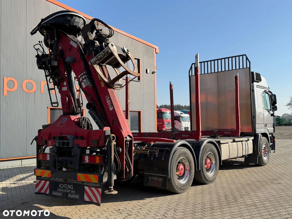 Mercedes-Benz ACTROS 2660 6x4 EURO5 POJAZD DO DREWNA Z HDS PENZ 10Z8 - 5