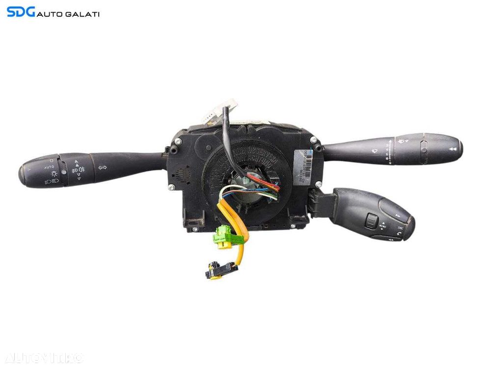 Ansamblu Maneta Manete Bloc Lumini Semnalizare Stergator Banda Spira Spirala Panglica Volan Peugeot 207 2006 - 2012 Cod 96630709XT [LS0193] - 1
